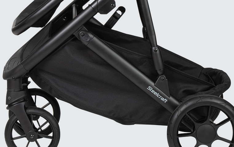 Strider Signature Mini Black Gum Travel System Strollers
