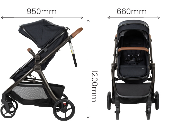 ONE2 V2 Grey Gum | Travel System Strollers