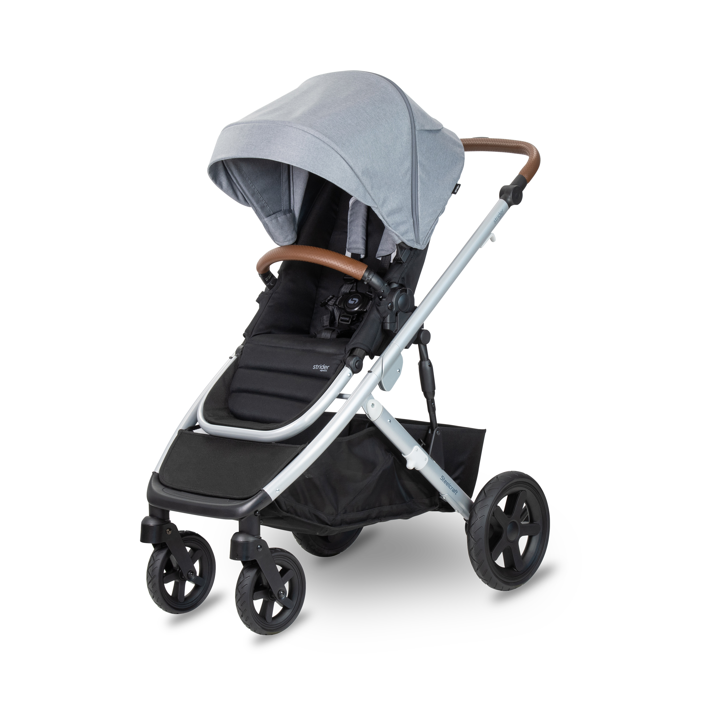 Strider Signature v5 Travel System Strollers Silver Wattle