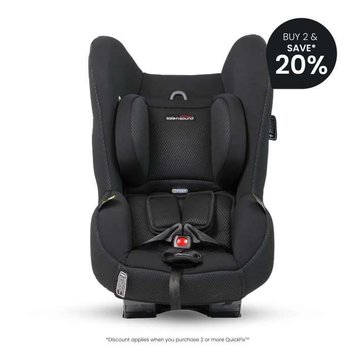 QuickFix Convertible Car Seat Black