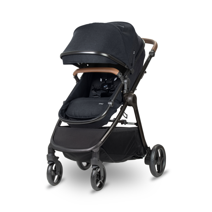 ONE2 V2 Black Gum Travel System Strollers