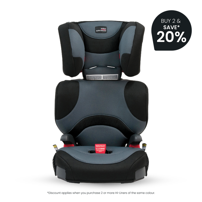 Britax Safe n Sound Hi Liner SG 2 Booster Seat Grey Britax AU
