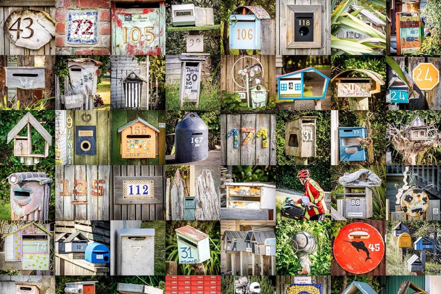 Image of various letterboxes