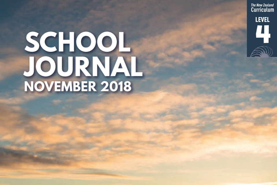 Cover image of "School Journal Level 4 November 2018"