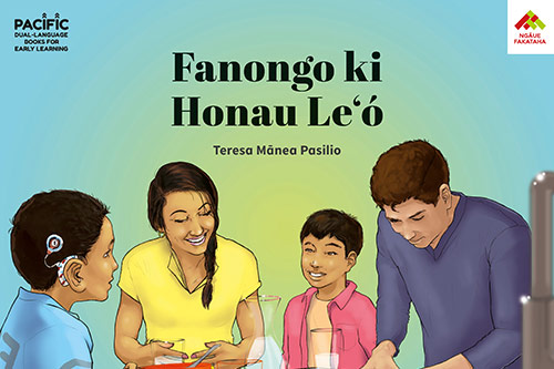 Family enjoying a meal on the cover of the book