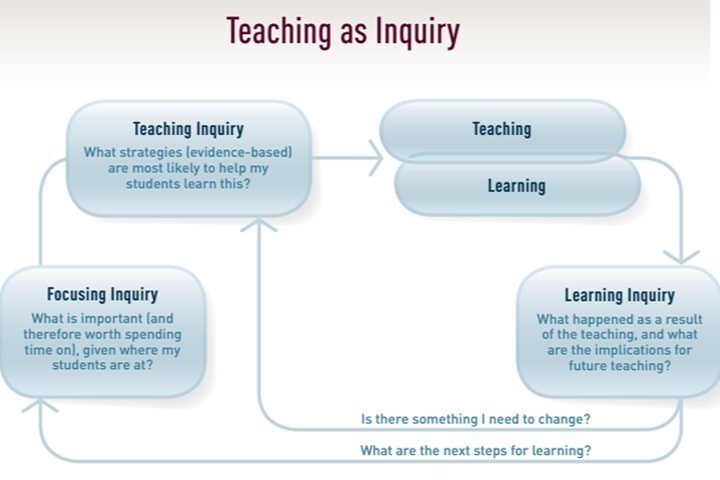 Figure 4: Teaching as inquiry