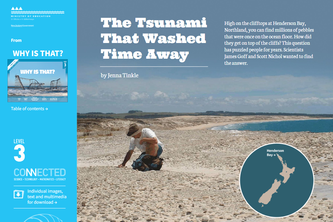 Cover image of "The Tsunami That Washed Time Away"