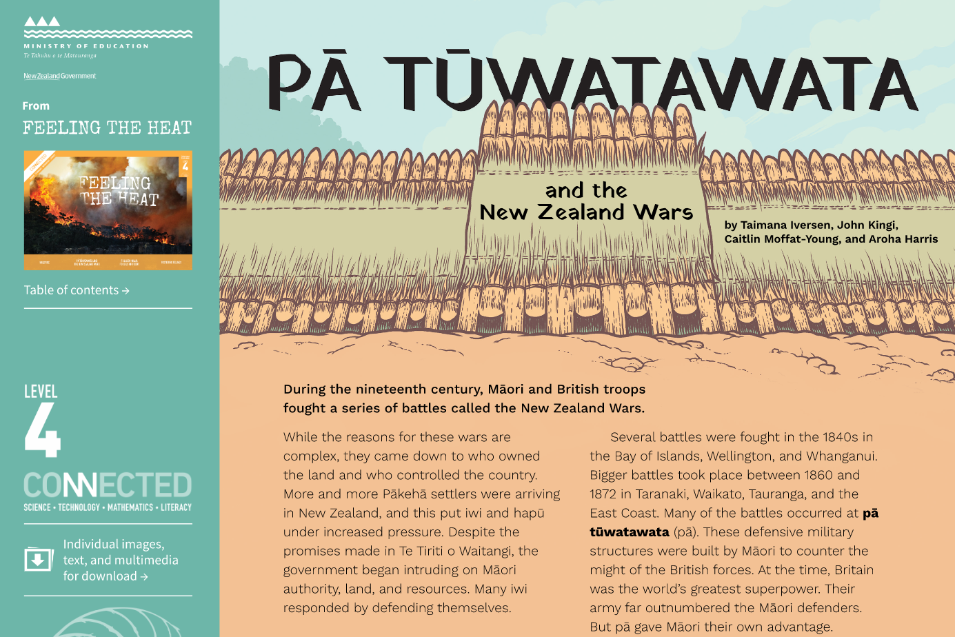 Cover image of "Pā Tūwatawata and the New Zealand Wars"