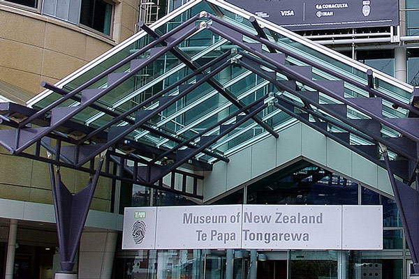 Front entrance of Te Papa Tongarewa | Museum of New Zealand..