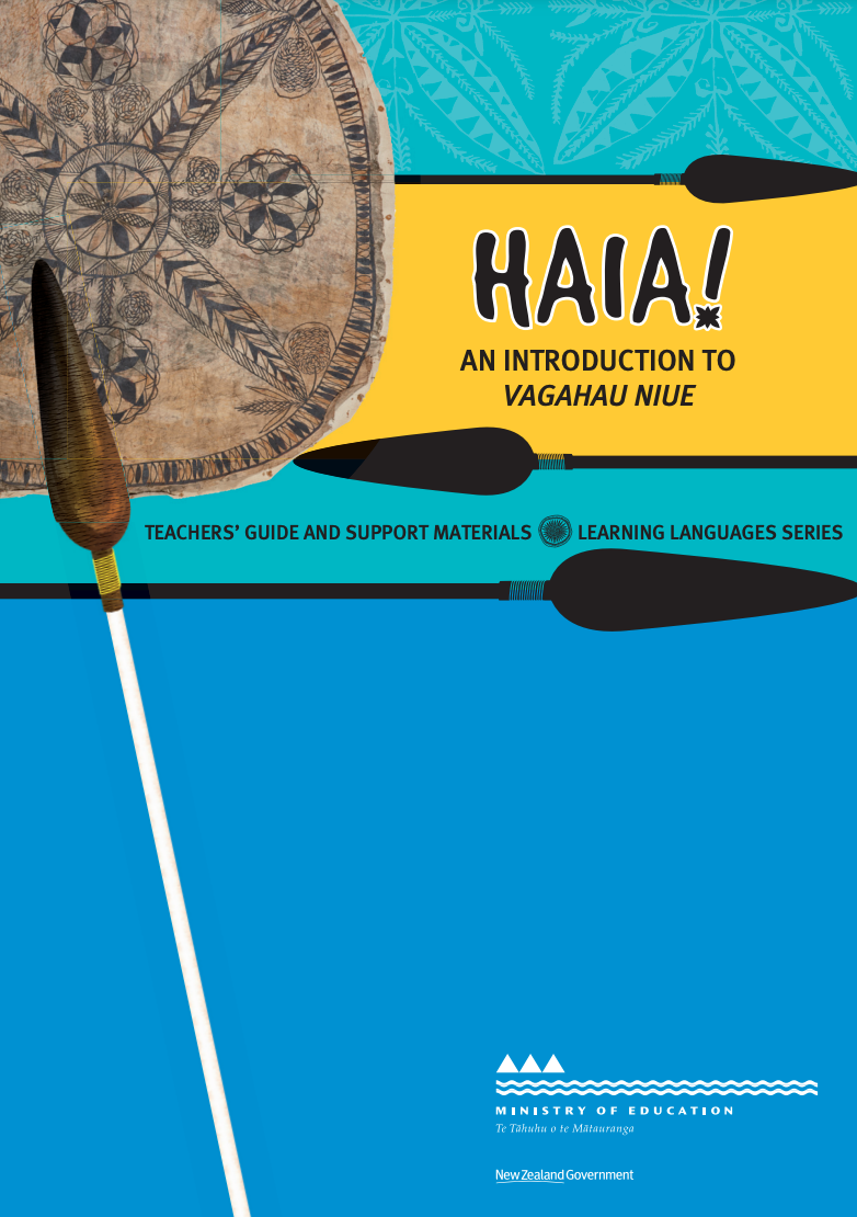 Cover page of Haia! An introduction to Vagahau Niue. Teachers’ guide and support materials resource..png