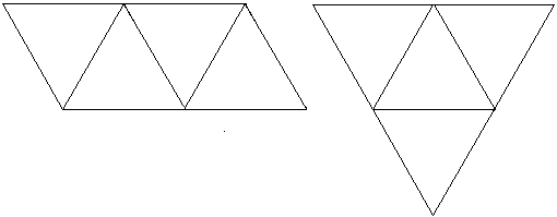 Nets for tetrahedron.