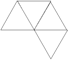 Net that will not make a tetrahedron.