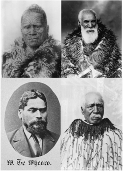 Images of four rangatira