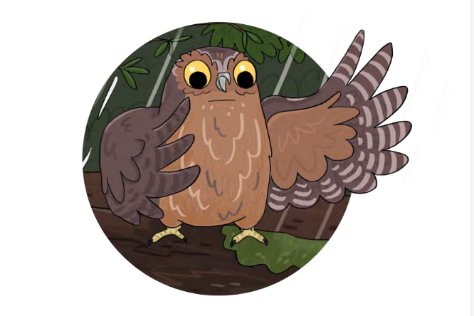 Cartoon image of an owl