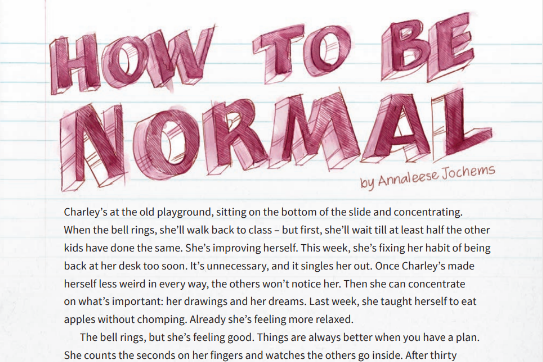 Book cover of How to be normal