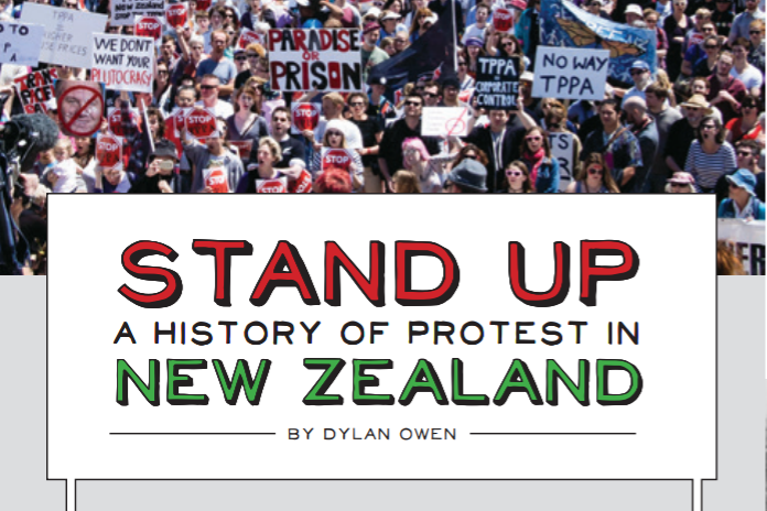 Cover image of "Stand Up: A History of New Zealand Protest"