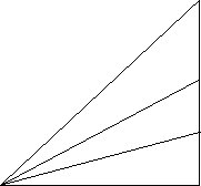 This diagram shows a right-angle triangle constructed from three triangles.