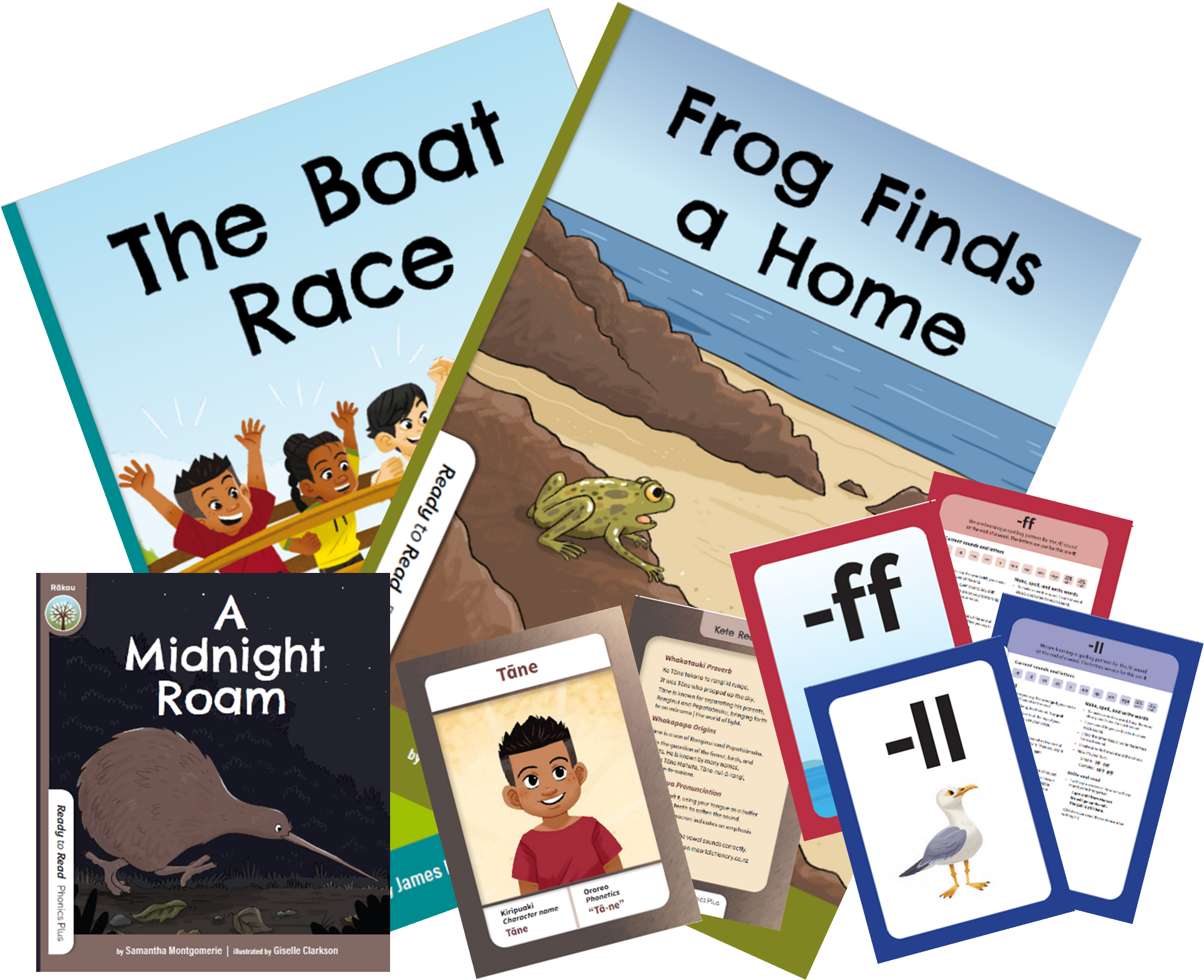 Covers of new resources in the Phonics Plus collection