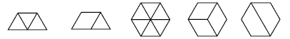 Graph turning into different shapes, including triangles, hexagons and cubes.