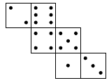 Dice net puzzle.