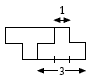 A T figure showing the perimeter increasing by four centimetres.