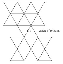 A net for the icosahedron.