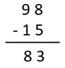 Long subtraction.