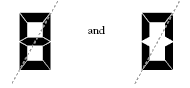 Digits 8 and 0, diagonal lines highlighted across each.