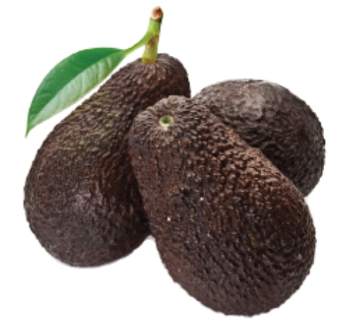 Three avocados.