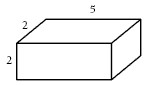 A 2 x 2 x 5 sized box.