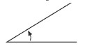 An acute angle.