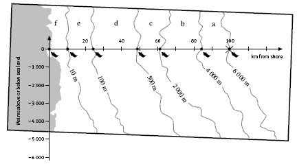 Diagram showing how to overlay axes on the contour map.