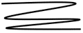Drawing of a looped piece of paper.