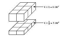 Two cubes stacked together