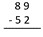 Long subtraction.