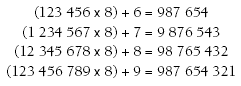 Five equations stacked showing use of recursion by continuing down the set of equations.