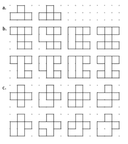 18 different cube shapes.