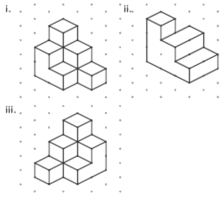 Set of ladder-like cubes.