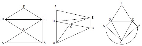 3 examples of geometric bridge plans. 