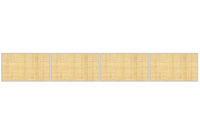 A depiction of a long table made up of four tables.