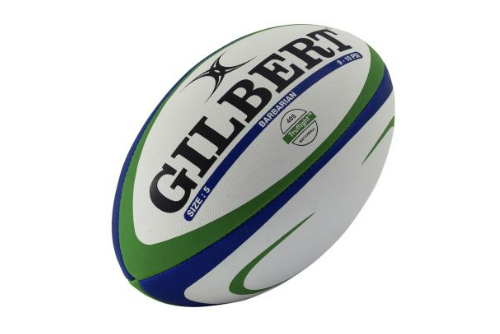 A rugby ball.