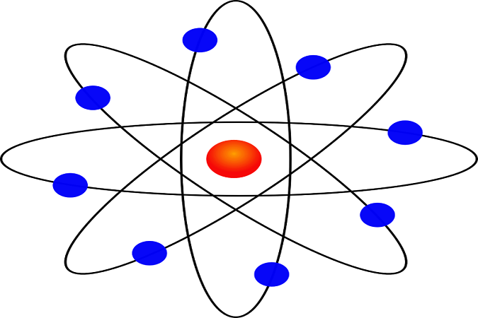 An illustration of an atom.