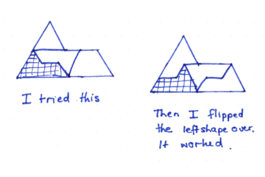 Two hand-drawn mountain reptiles.