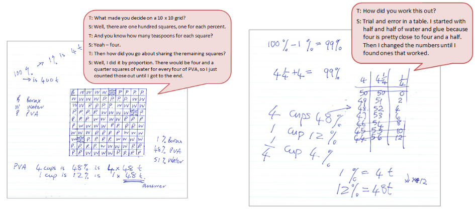 A handwritten set of solutions.