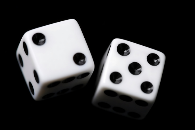 Two dice.
