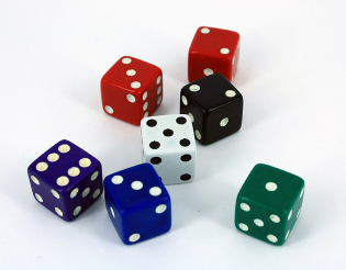 Assortment of dice.