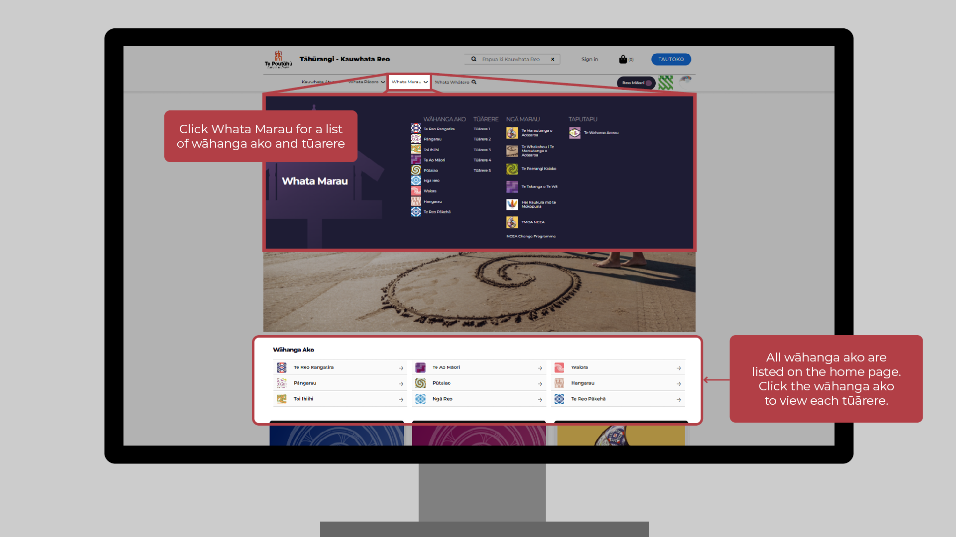 Explanation for changes to website layout