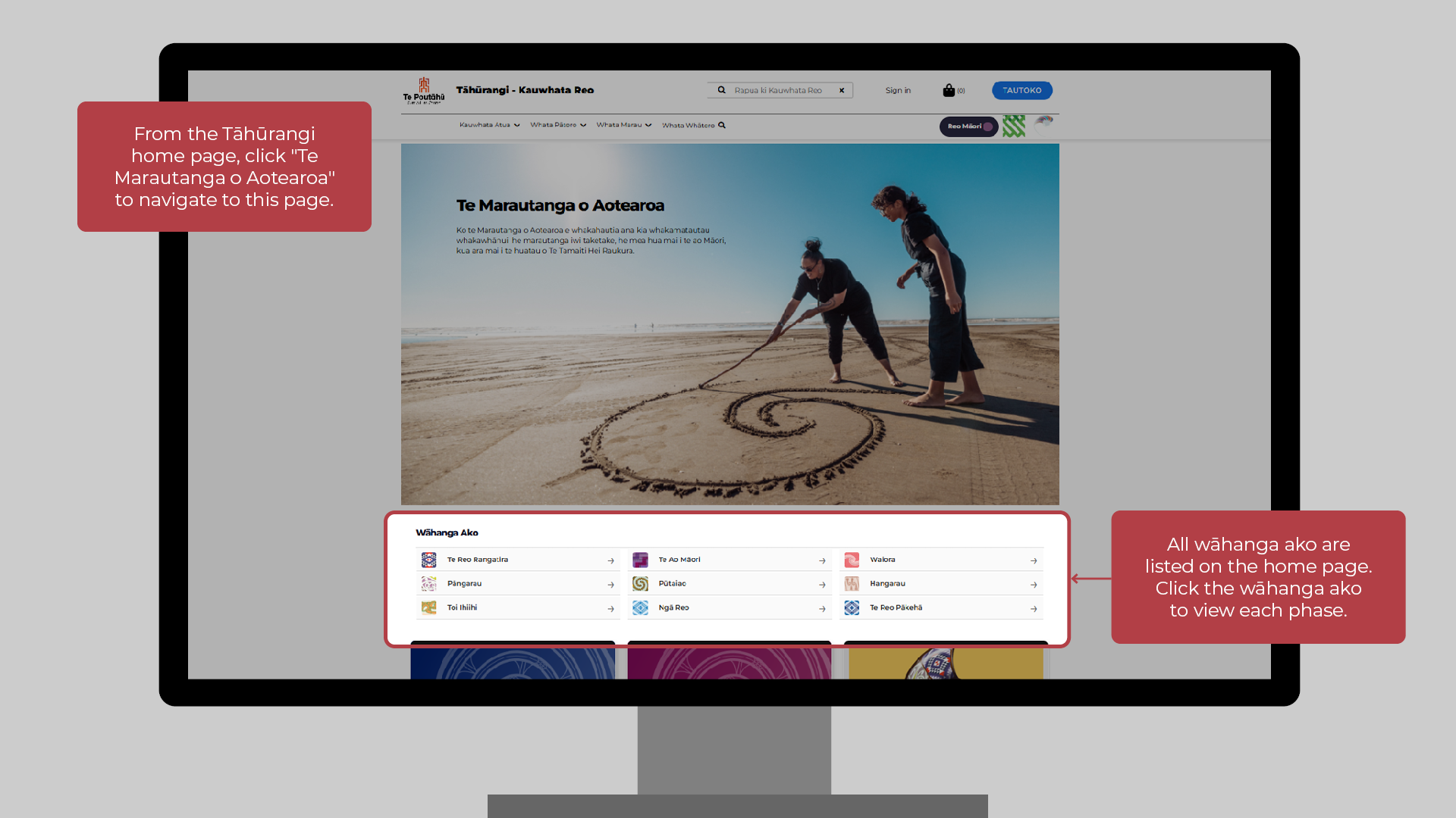 Explanation for changes to website layout