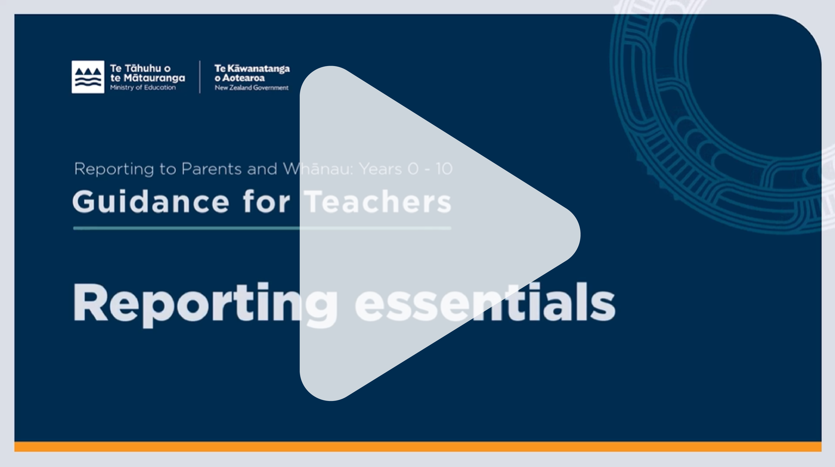 Reporting to Parents and Whanau