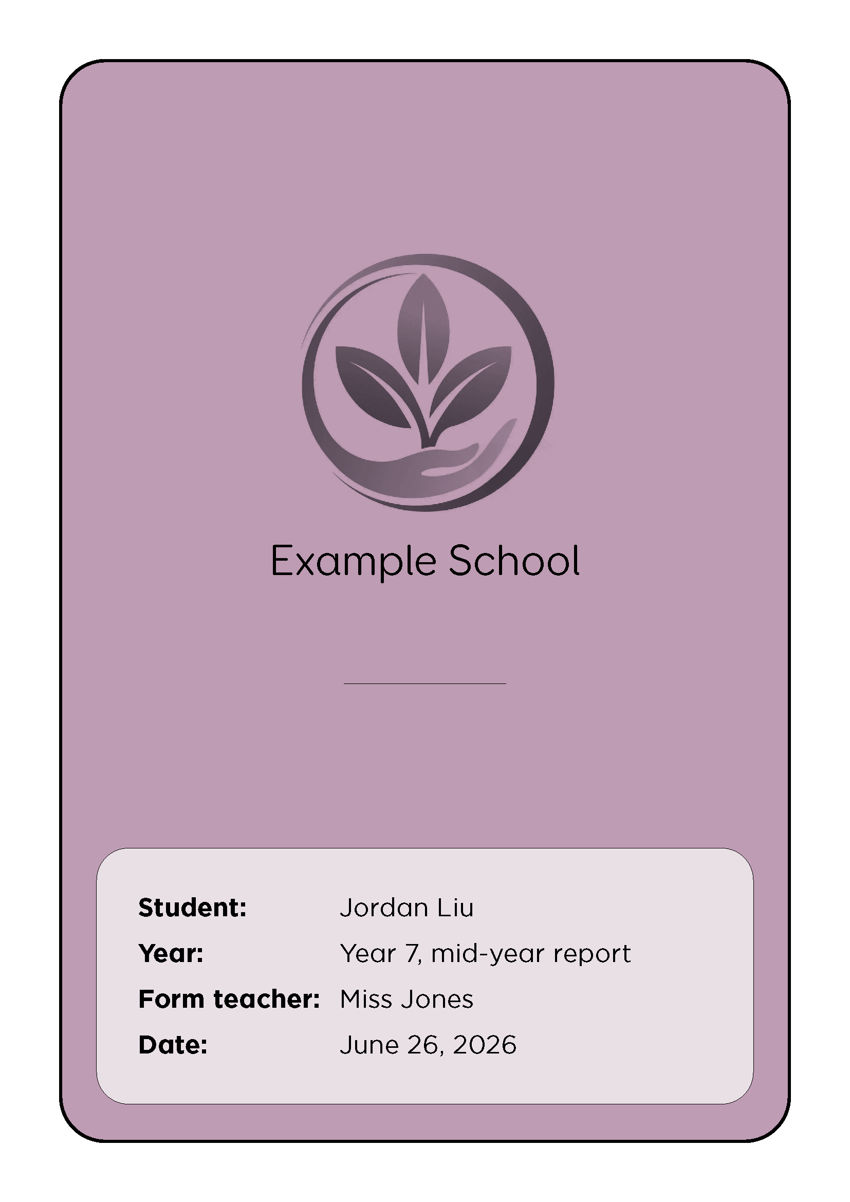 Example Reports